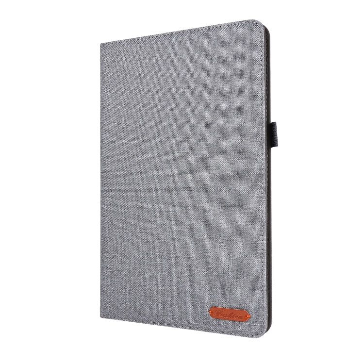 For Samsung Galaxy Tab A7 (2020) Horizontal Flip TPU + Fabric PU Leather Protective Case with Card Slots & Holder