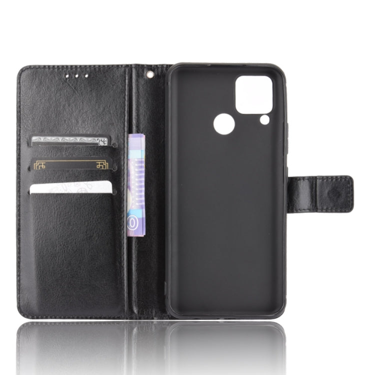 For OPPO Realme C15 Retro Crazy Horse Texture Horizontal Flip Leather Case with Holder & Card Slots & Photo Frame