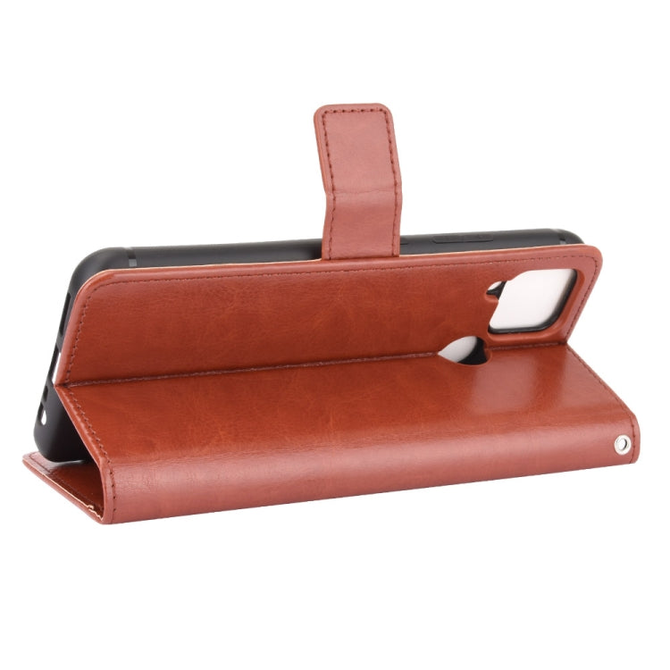 For OPPO Realme C15 Retro Crazy Horse Texture Horizontal Flip Leather Case with Holder & Card Slots & Photo Frame