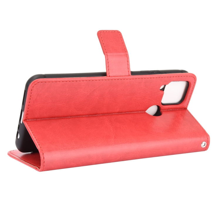 For OPPO Realme C15 Retro Crazy Horse Texture Horizontal Flip Leather Case with Holder & Card Slots & Photo Frame