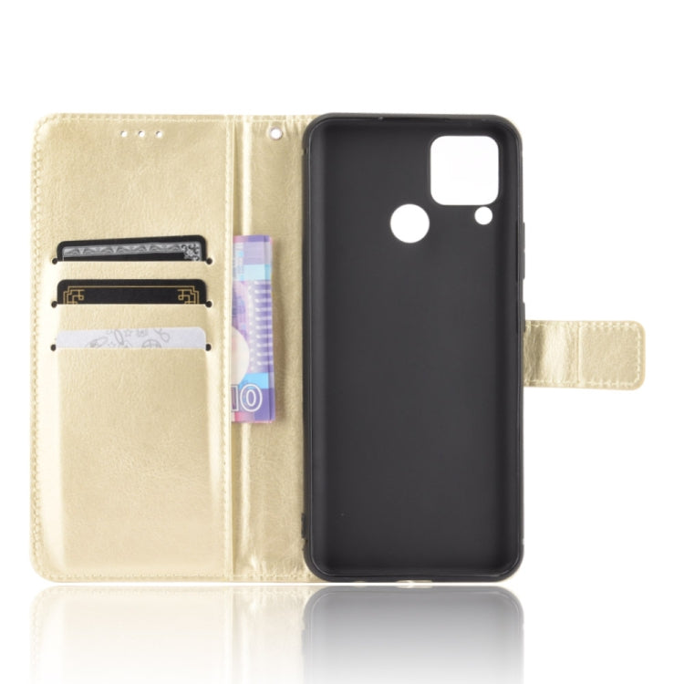 For OPPO Realme C15 Retro Crazy Horse Texture Horizontal Flip Leather Case with Holder & Card Slots & Photo Frame