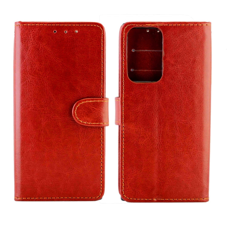 For Samsung Galaxy Note20 Ultra 5G Crazy Horse Texture Leather Horizontal Flip Protective Case with Holder & Card Slots & Wallet & Photo Frame