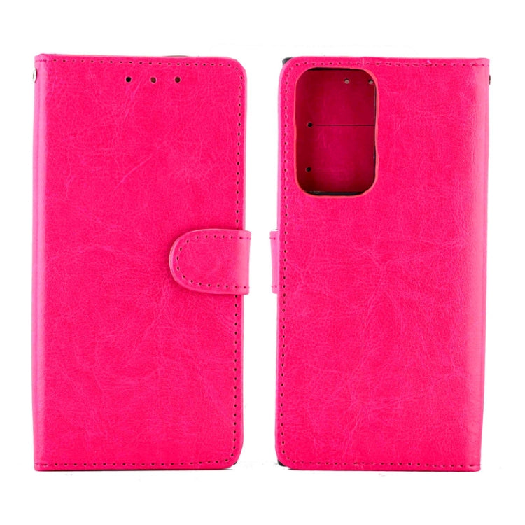 For Samsung Galaxy Note20 Ultra 5G Crazy Horse Texture Leather Horizontal Flip Protective Case with Holder & Card Slots & Wallet & Photo Frame