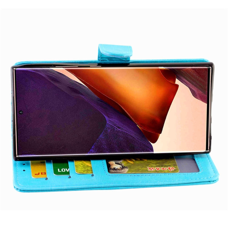 For Samsung Galaxy Note20 Ultra 5G Crazy Horse Texture Leather Horizontal Flip Protective Case with Holder & Card Slots & Wallet & Photo Frame