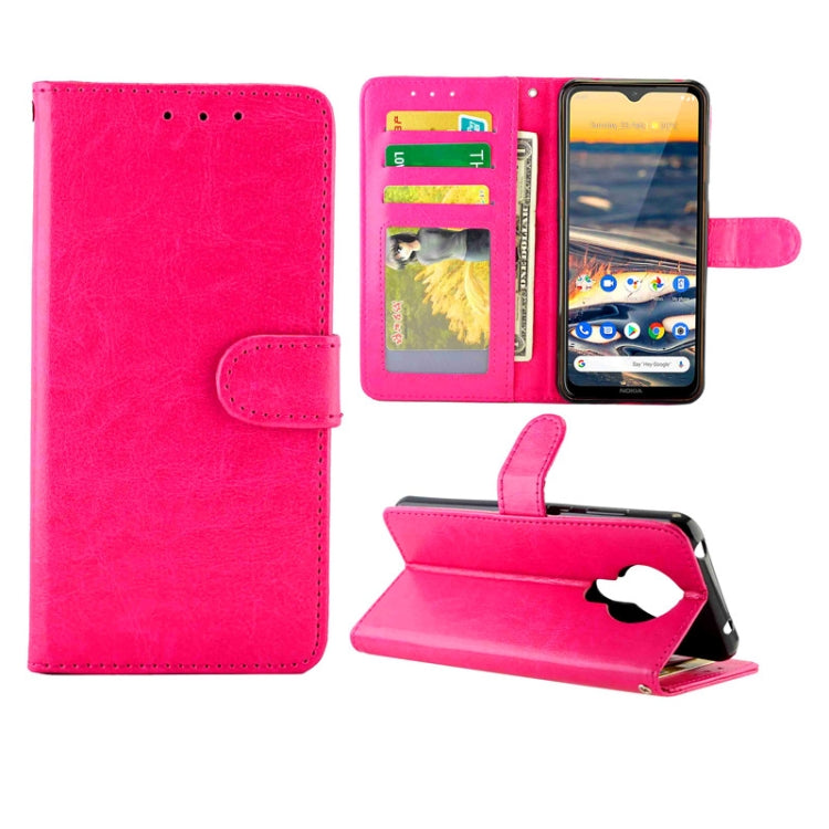 For Nokia5.3 Crazy Horse Texture Leather Horizontal Flip Protective Case with Holder & Card Slots & Wallet & Photo Frame