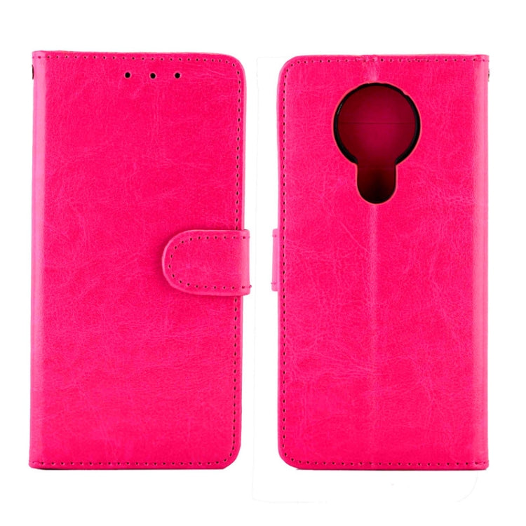 For Nokia5.3 Crazy Horse Texture Leather Horizontal Flip Protective Case with Holder & Card Slots & Wallet & Photo Frame