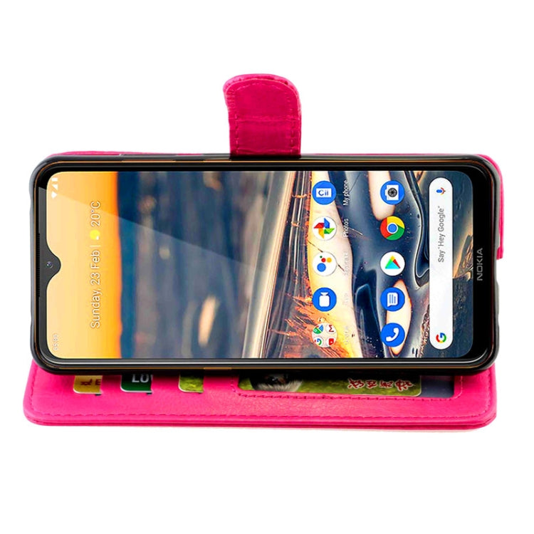 For Nokia5.3 Crazy Horse Texture Leather Horizontal Flip Protective Case with Holder & Card Slots & Wallet & Photo Frame