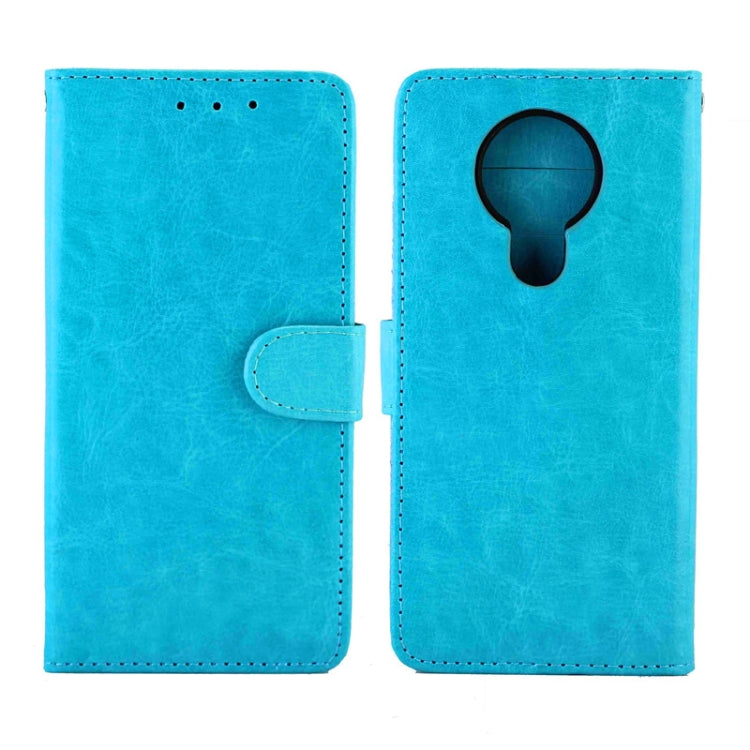 For Nokia5.3 Crazy Horse Texture Leather Horizontal Flip Protective Case with Holder & Card Slots & Wallet & Photo Frame