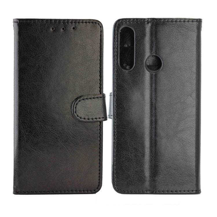 For Huawei Y6p(2020) Crazy Horse Texture Leather Horizontal Flip Protective Case with Holder & Card Slots & Wallet & Photo Frame