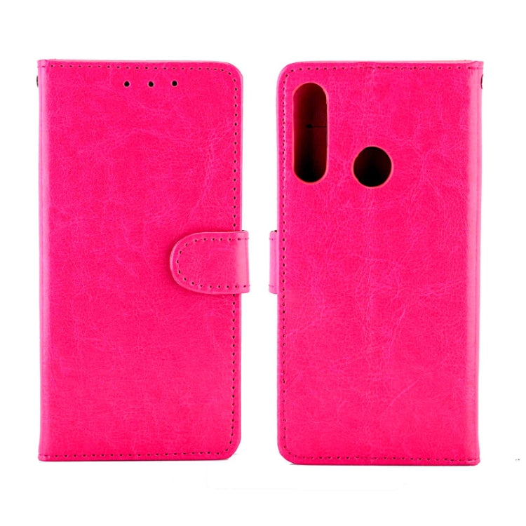 For Huawei Y6p(2020) Crazy Horse Texture Leather Horizontal Flip Protective Case with Holder & Card Slots & Wallet & Photo Frame