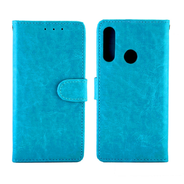 For Huawei Y6p(2020) Crazy Horse Texture Leather Horizontal Flip Protective Case with Holder & Card Slots & Wallet & Photo Frame
