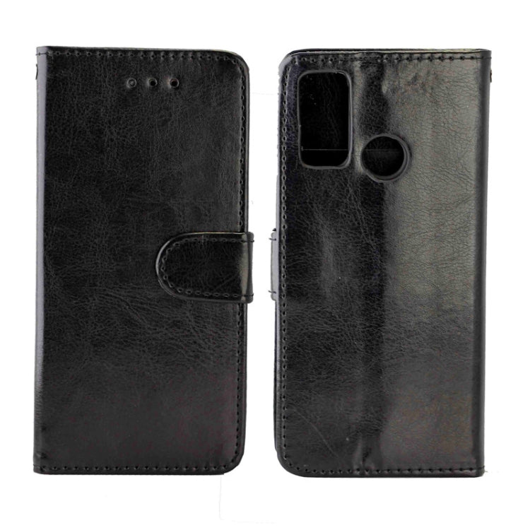 For Huawei P Smart(2020) Crazy Horse Texture Leather Horizontal Flip Protective Case with Holder & Card Slots & Wallet & Photo Frame