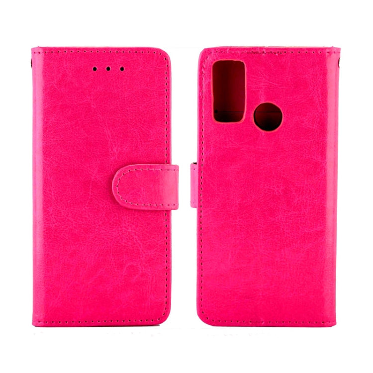For Huawei P Smart(2020) Crazy Horse Texture Leather Horizontal Flip Protective Case with Holder & Card Slots & Wallet & Photo Frame