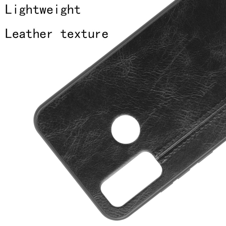 For Huawei P smart 2020/Nova Lite 3+ Shockproof Sewing Cow Pattern Skin PC + PU + TPU Case