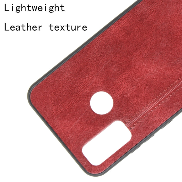 For Huawei P smart 2020/Nova Lite 3+ Shockproof Sewing Cow Pattern Skin PC + PU + TPU Case