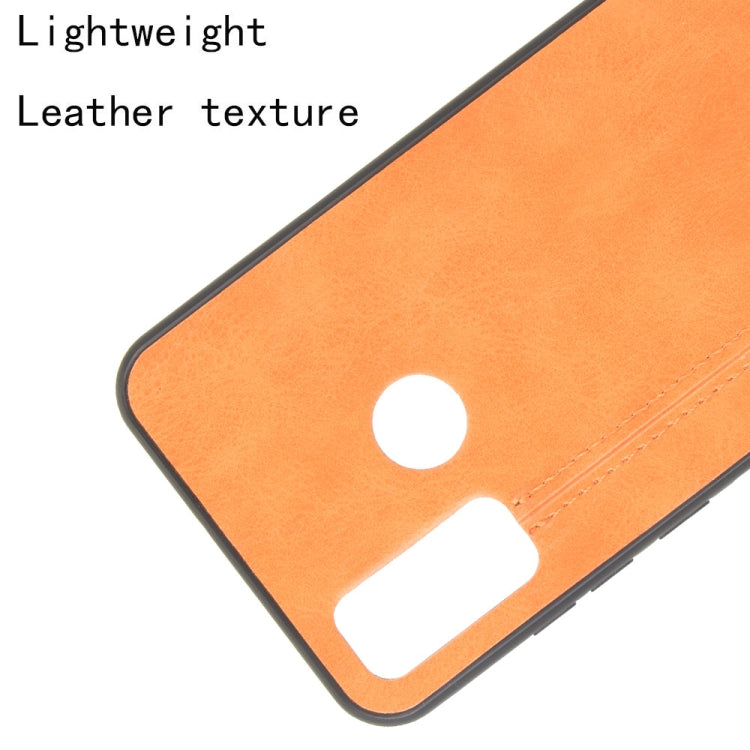 For Huawei P smart 2020/Nova Lite 3+ Shockproof Sewing Cow Pattern Skin PC + PU + TPU Case