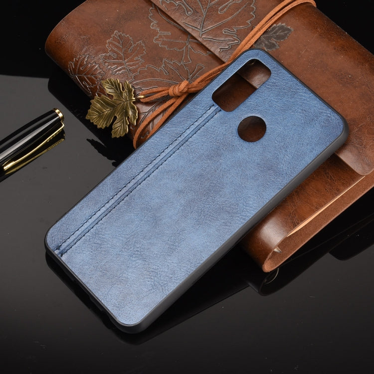 For Huawei P smart 2020/Nova Lite 3+ Shockproof Sewing Cow Pattern Skin PC + PU + TPU Case
