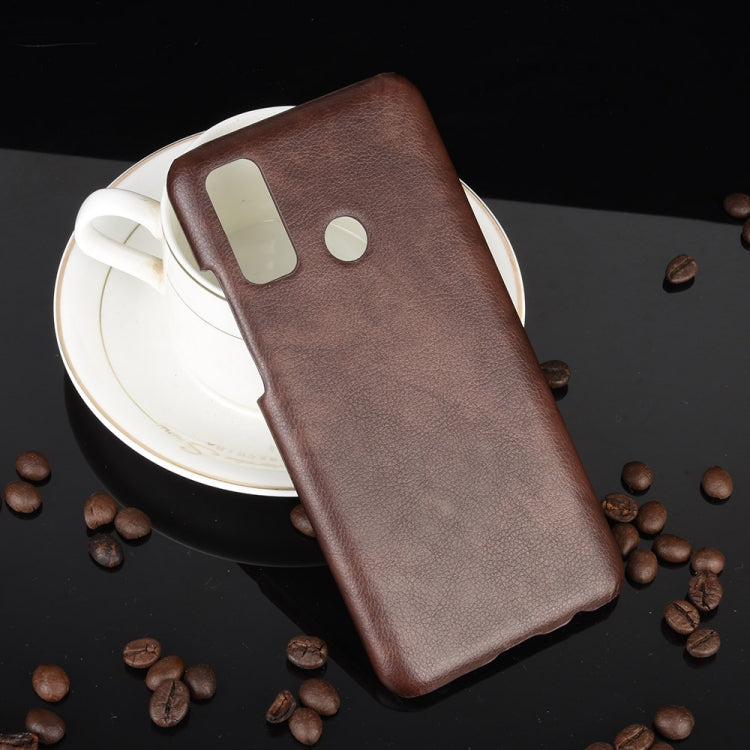 For Huawei P Smart 2020/Nova Lite 3+ Shockproof Litchi Texture PC + PU Case