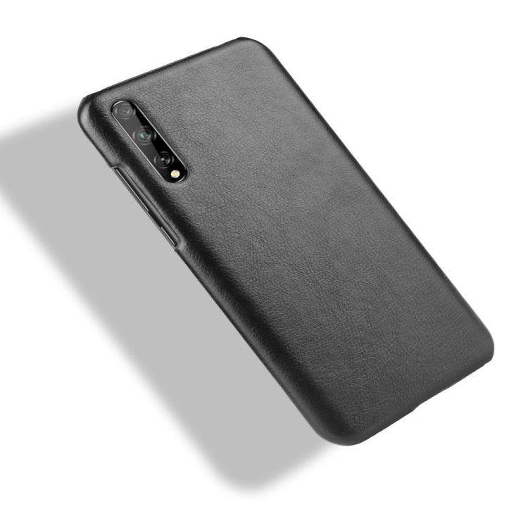 For Huawei P Smart S Shockproof Litchi Texture PC + PU Case