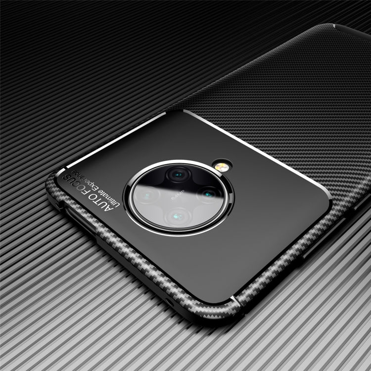For  Xiaomi Redmi K30 Ultra Carbon Fiber Texture Shockproof TPU Case