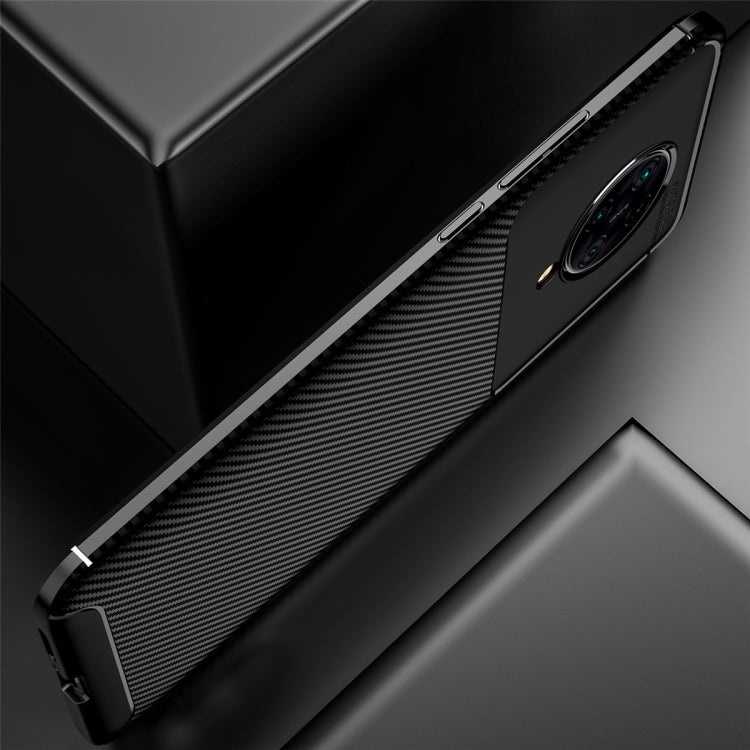 For  Xiaomi Redmi K30 Ultra Carbon Fiber Texture Shockproof TPU Case