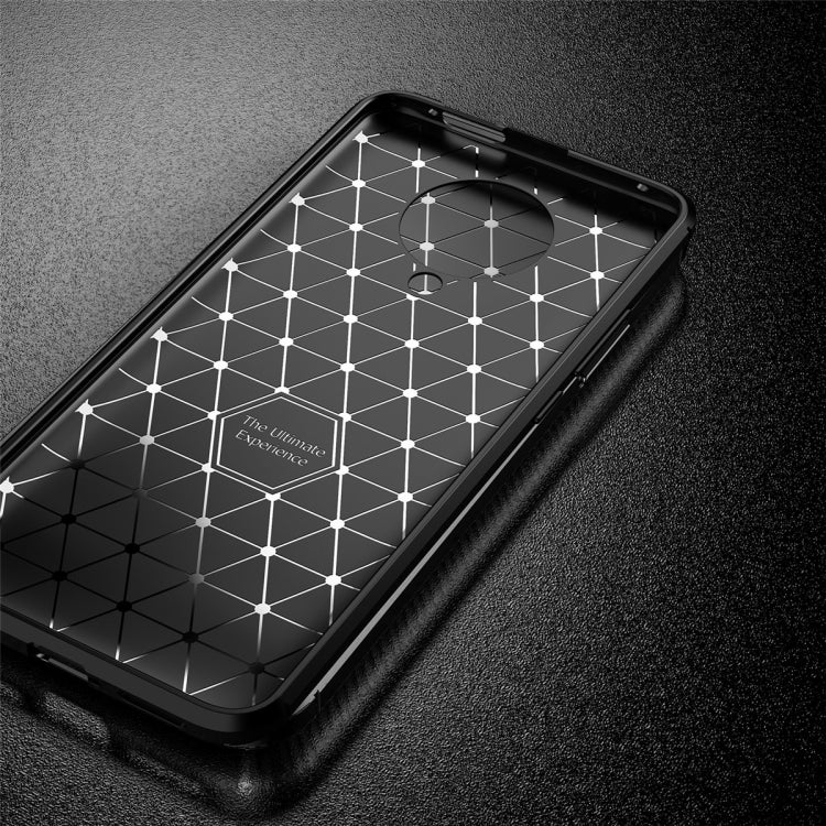 For  Xiaomi Redmi K30 Ultra Carbon Fiber Texture Shockproof TPU Case