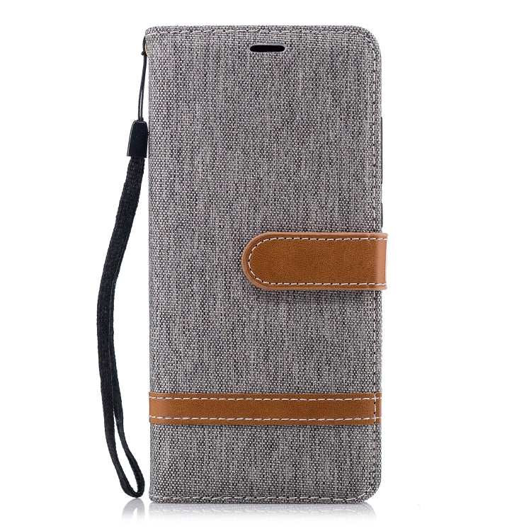 Color Matching Denim Texture Leather Case for Nokia 5.1 (2018), with Holder & Card Slots & Wallet & Lanyard