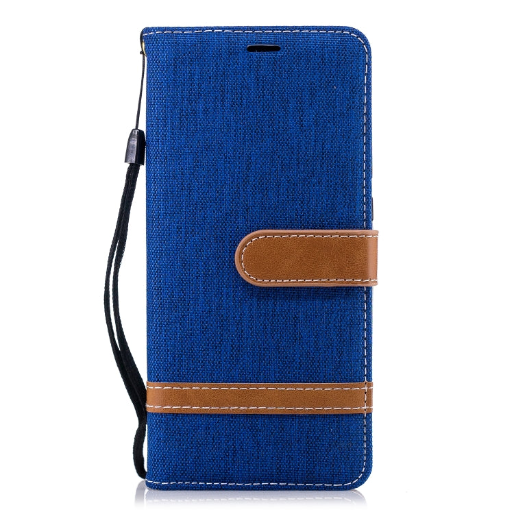Color Matching Denim Texture Leather Case for Nokia 5.1 (2018), with Holder & Card Slots & Wallet & Lanyard