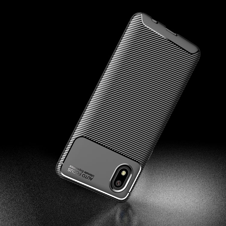For Samsung Galaxy A01 Core Carbon Fiber Texture Shockproof TPU Case