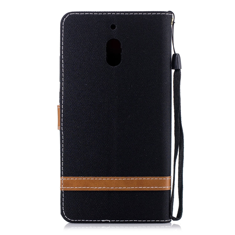 Color Matching Denim Texture Leather Case for Nokia 2.1 (2018) , with Holder & Card Slots & Wallet & Lanyard