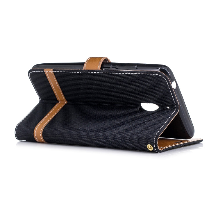 Color Matching Denim Texture Leather Case for Nokia 2.1 (2018) , with Holder & Card Slots & Wallet & Lanyard