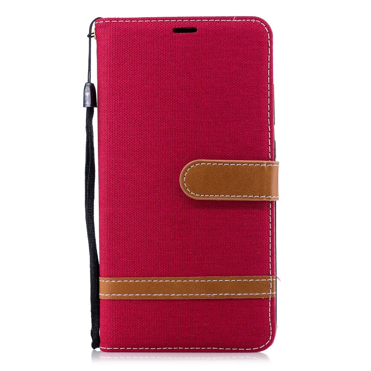 Color Matching Denim Texture Leather Case for Nokia 2.1 (2018) , with Holder & Card Slots & Wallet & Lanyard
