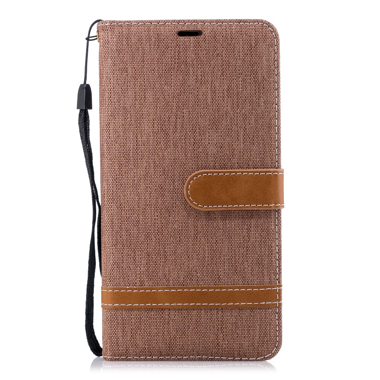 Color Matching Denim Texture Leather Case for Nokia 2.1 (2018) , with Holder & Card Slots & Wallet & Lanyard