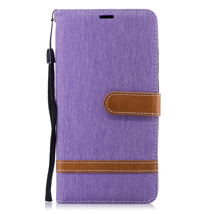 Color Matching Denim Texture Leather Case for Nokia 2.1 (2018) , with Holder & Card Slots & Wallet & Lanyard