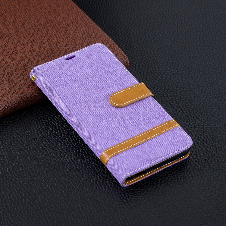 Color Matching Denim Texture Leather Case for Nokia 2.1 (2018) , with Holder & Card Slots & Wallet & Lanyard