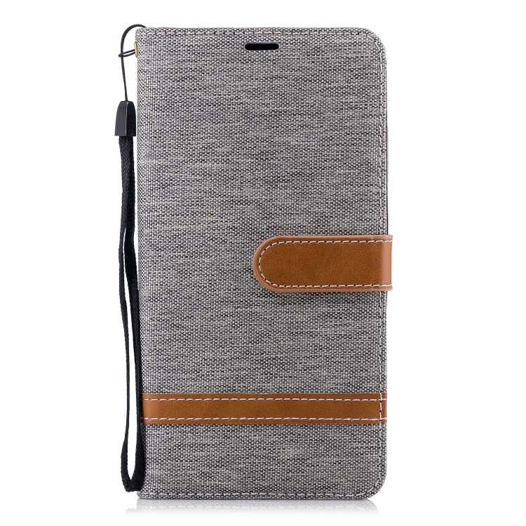 Color Matching Denim Texture Leather Case for Nokia 2.1 (2018) , with Holder & Card Slots & Wallet & Lanyard
