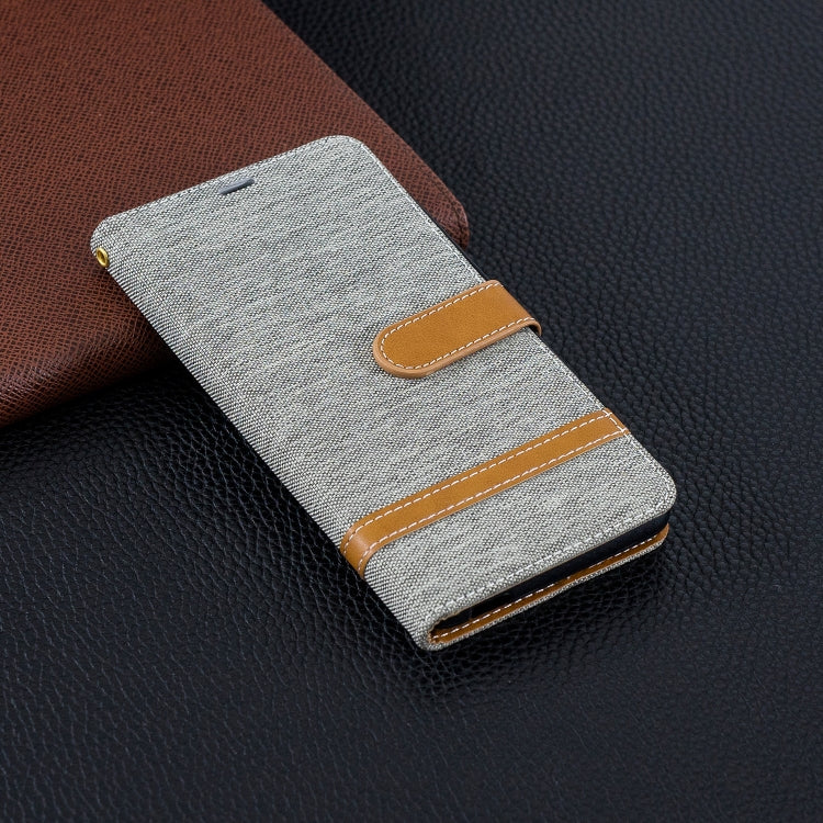 Color Matching Denim Texture Leather Case for Nokia 2.1 (2018) , with Holder & Card Slots & Wallet & Lanyard