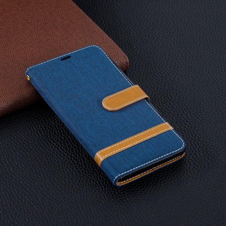 Color Matching Denim Texture Leather Case for Nokia 2.1 (2018) , with Holder & Card Slots & Wallet & Lanyard