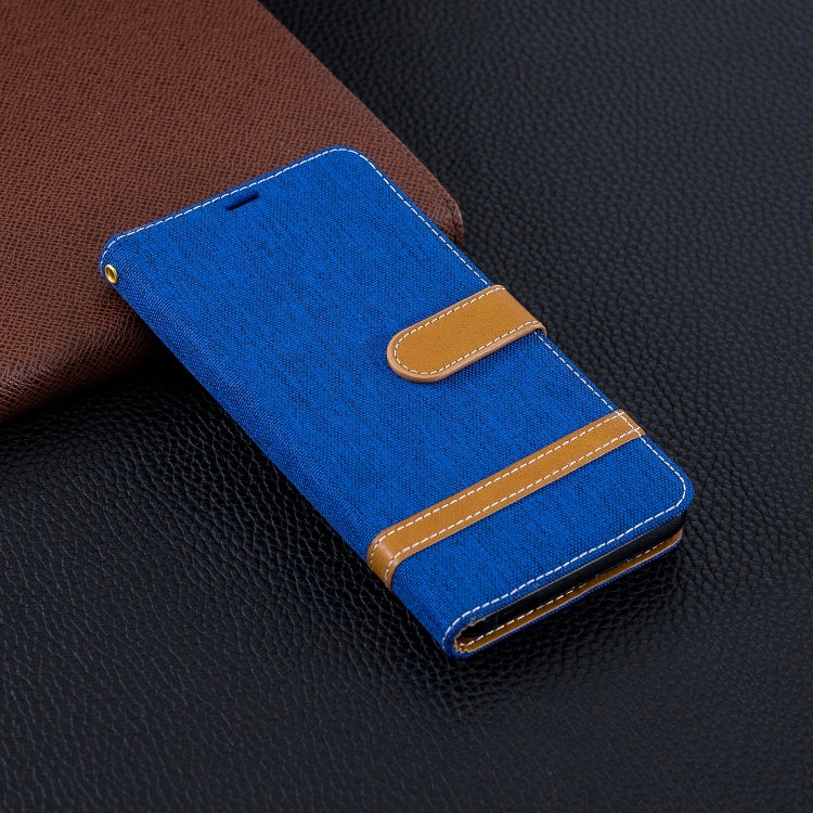 Color Matching Denim Texture Leather Case for Nokia 2.1 (2018) , with Holder & Card Slots & Wallet & Lanyard