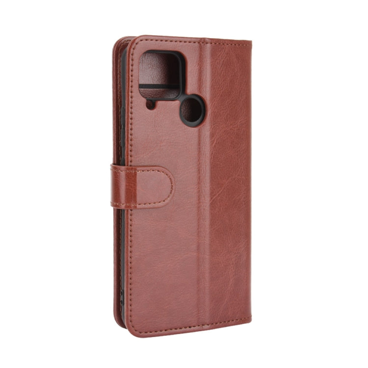 For OPPO Realme C15 R64 Texture Single Horizontal Flip Protective Case with Holder & Card Slots & Wallet& Photo Frame
