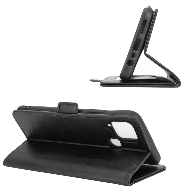 For OPPO Realme C15 Dual-side Magnetic Buckle Horizontal Flip Leather Case with Holder & Card Slots & Wallet