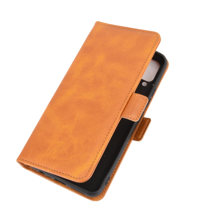 For OPPO Realme C15 Dual-side Magnetic Buckle Horizontal Flip Leather Case with Holder & Card Slots & Wallet