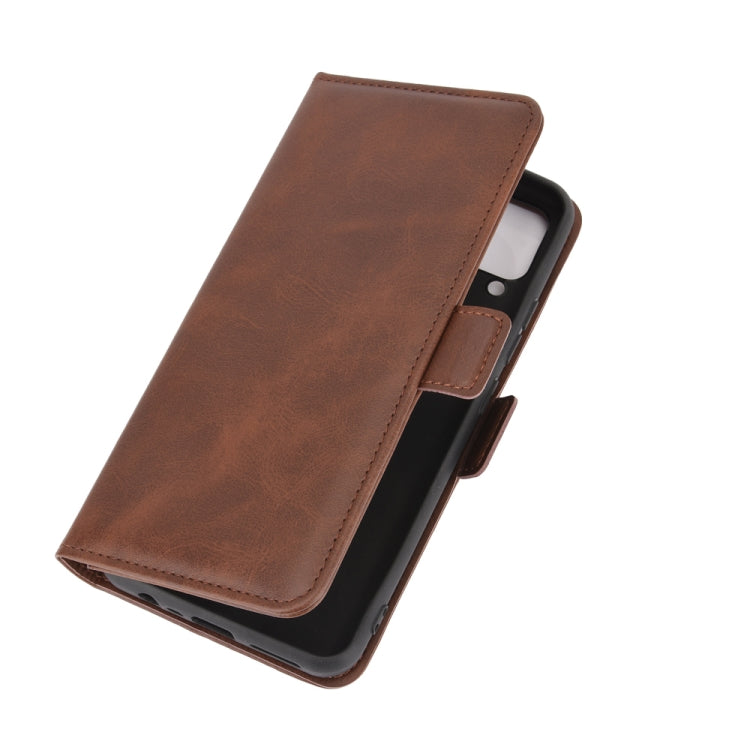 For OPPO Realme C15 Dual-side Magnetic Buckle Horizontal Flip Leather Case with Holder & Card Slots & Wallet