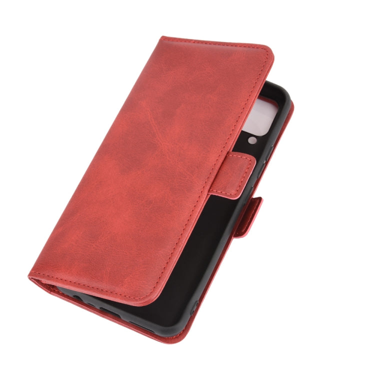 For OPPO Realme C15 Dual-side Magnetic Buckle Horizontal Flip Leather Case with Holder & Card Slots & Wallet