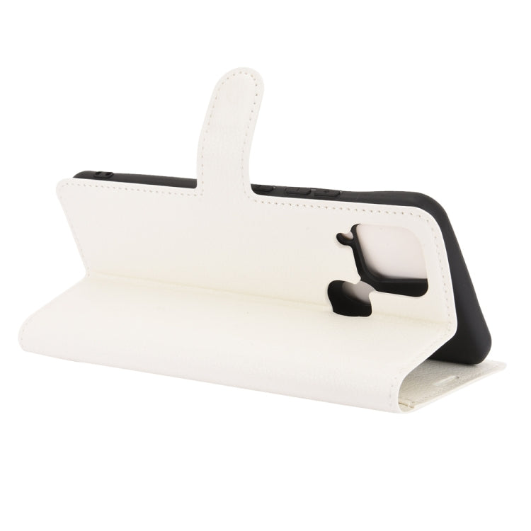 For OPPO Realme C15 Litchi Texture Horizontal Flip Protective Case with Holder & Card Slots & Wallet