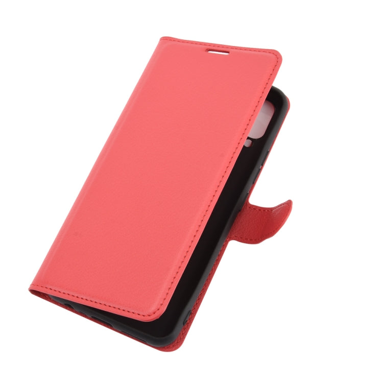 For OPPO Realme C15 Litchi Texture Horizontal Flip Protective Case with Holder & Card Slots & Wallet