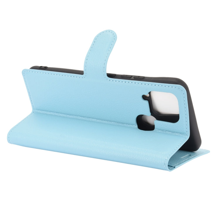 For OPPO Realme C15 Litchi Texture Horizontal Flip Protective Case with Holder & Card Slots & Wallet