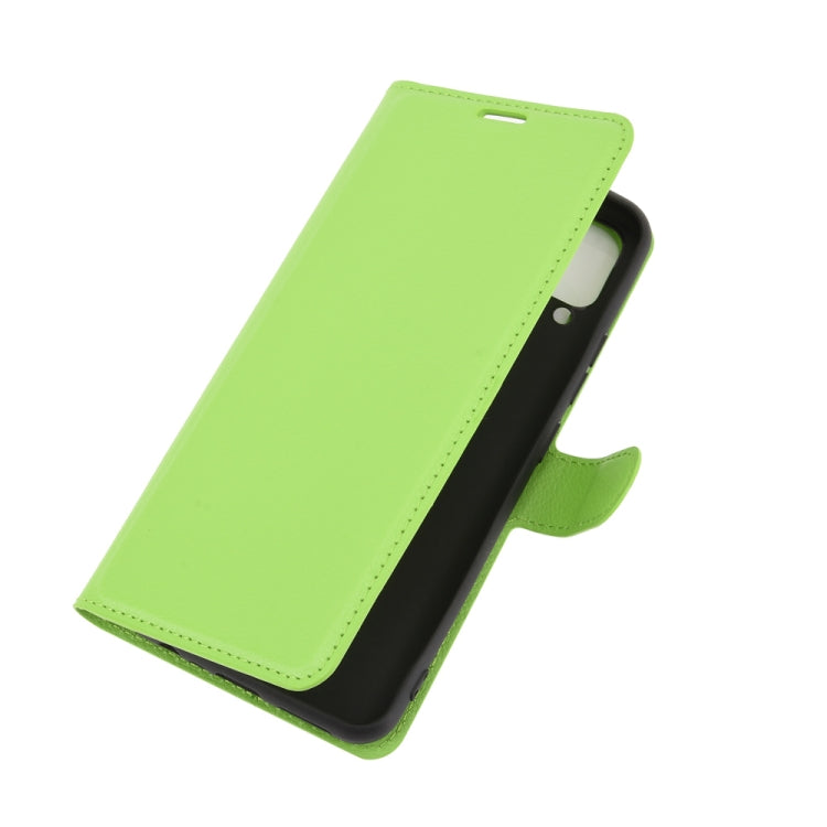 For OPPO Realme C15 Litchi Texture Horizontal Flip Protective Case with Holder & Card Slots & Wallet