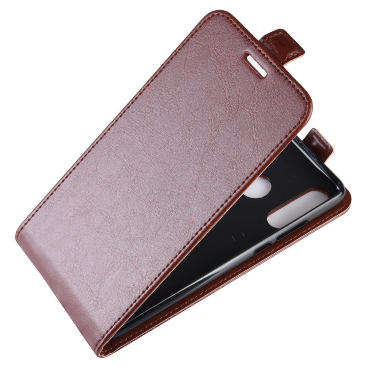 For Huawei P30 lite R64 Texture Single Vertical Flip Leather Protective Case with Card Slots & Photo Frame
