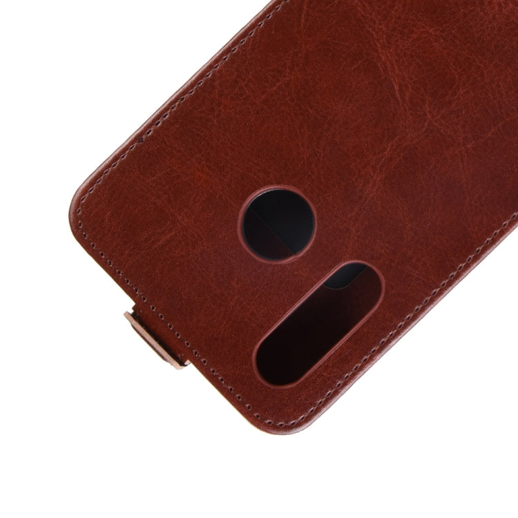 For Huawei P30 lite R64 Texture Single Vertical Flip Leather Protective Case with Card Slots & Photo Frame